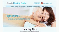 Desktop Screenshot of hearingaidstoronto.com