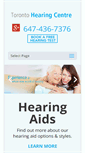 Mobile Screenshot of hearingaidstoronto.com